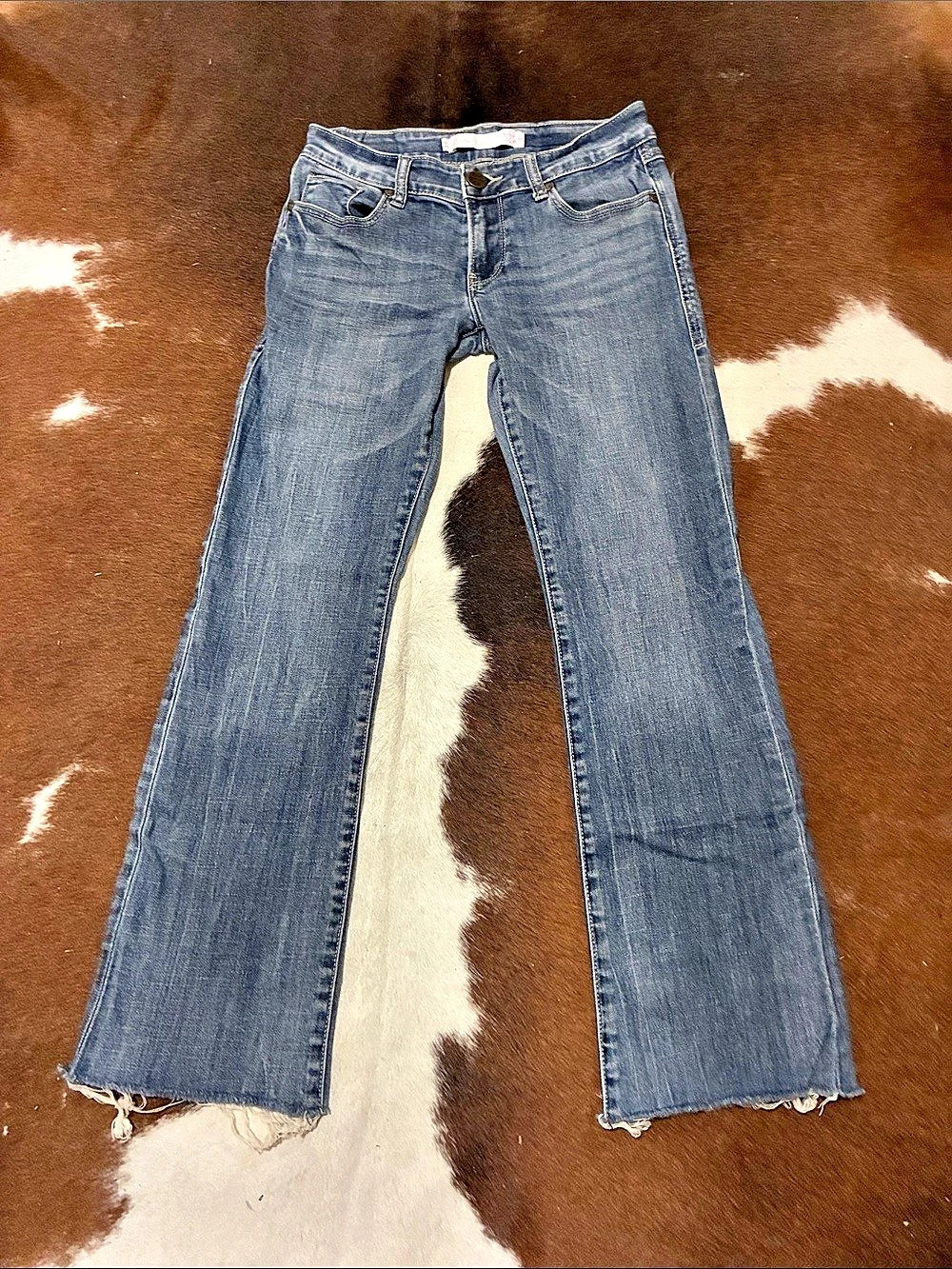 Tin Haul Women's Flare Jeans Blue Waist 28 Inseam 29